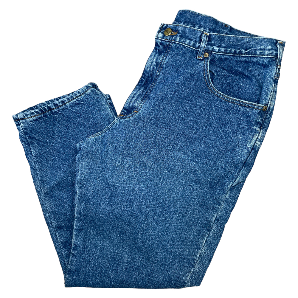 L.L. Bean Vintage Plaid-lined Jeans 42